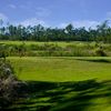 A sunny view of green #12 at The Preserve Golf Club